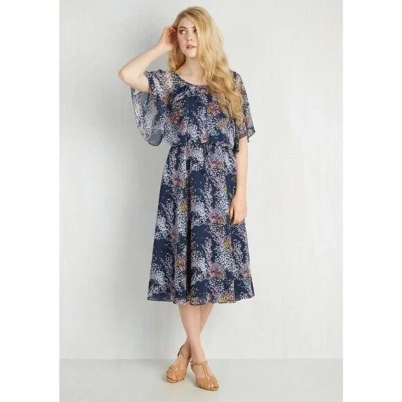ModCloth Fiore Your Entertainment Dress in Flora XS - Picture 9 of 9
